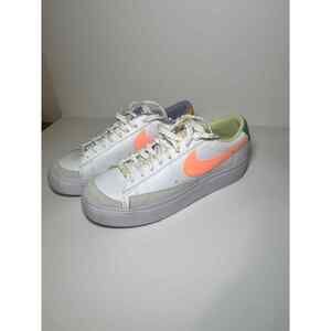 Nike Women's Sneakers - White and Orange